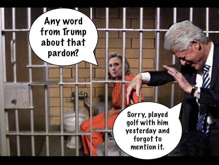 Hillary Jailed